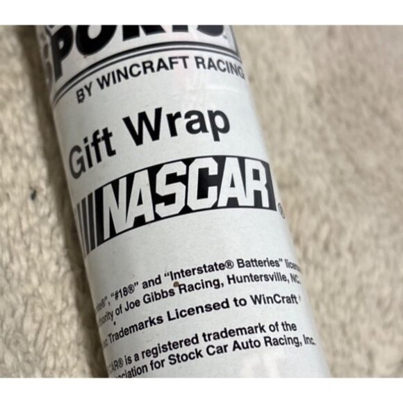 Bobby Labonte NASCAR Gift Wrap 12.5 Sq Ft By WinCraft Racing USA - Picture 5 of 8